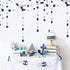 Navy Blue White Silver Paper Garland,52Ft Gender Reveal Hanging Decoration Streamer Banner,Graduation Engagement Christmas Wedding Birthday Party ...