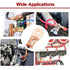4/0 AWG 5/16" Stud (10 pcs.), Heavy Duty Battery Ring Terminal, 0000 Gauge Connectors, 4/0 Battery Cable lugs, Copper Wire Lugs, Copper Ring Termi...