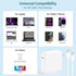 MacBook Pro Charger,87W USB C Fast Charging Laptop Charger Power Adapter for 13 14 15-inch MacBook Pro Models introduced in 2016 or Later,for MacB...