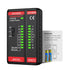 HT812A Network Cable Tester with RJ45 RJ11 Port, Ethernet Cable Tester, Ethernet Tester Tool Fast/Slow Gear, 60V Cable Telephone Line Continuity T...