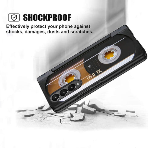 for Samsung Galaxy Z Fold 3 Phone Case, Slim Fit Hard PC Shockproof Drop Folding Stylish Protective Case for Samsung Galaxy Z Fold 3 5G 2021, Vint...