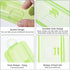 Toothbrush Case 2 Packs, Transparent Green Toothbrush Travel Case, Plastic Toothbrush Holder Travel Size, 7.87 x 1.85 x 1.18 inches Portable Tooth...