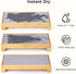 3-in-1 Sink Caddy Instant Dry Sink Organizer, Fast Drying Diatomaceous Earth Stone, Kitchen Sponge Holder, Water Absorbing Sink Rack for Modern Co...