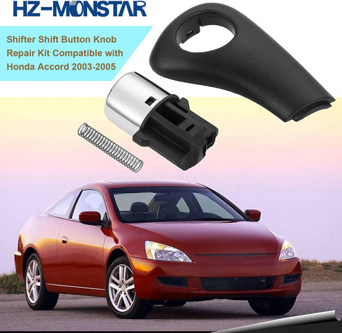 54132-SDA-A81 Shifter Shift Button Knob Repair Kit 54141-SDA-A81 Shift Knob Side Plate Shift Shifter Button Knob Repair Kit with Spring Compatible...