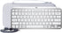 Aenllosi Hard Carrying Case Compatible with Logitech MX Keys Mini Advanced Wireless Illuminated Keyboard (White)...