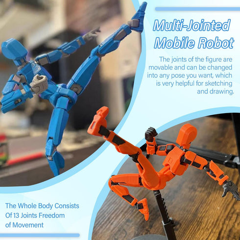 T13 Multi-Jointed Action Figures,T13 Action Figure,Titan 13 Action Figure,3D Printed Action Figures,T13 Action Figures (1pcs-I)...