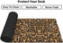 Extended Gaming Mouse Pad with Stitched Edges,Large Non-Slip Rubber Base Mousepad,for Studying Working Office Home,Coffee Cup Coasters,Leopard Pri...
