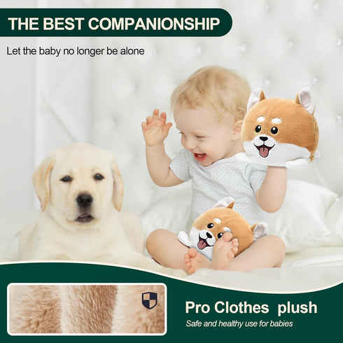 Double-Sided Flip Plush Toy,Reversible Stuffed Animal Mood Plush Flip Show Your Mood at All Times (Dog)...