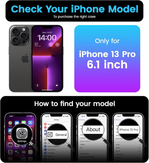 OTOFLY Compatible with iPhone 13 Pro Case, Liquid Silicone Slim Protective Shockproof Phone Case Cover with Anti-Scratch Microfiber Lining, 6.1 in...