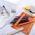Zippered Binder Fabric Pencil Pouch 3 Rings with Clear Window for School Classroom Organizers 8 pack (multicolor)...