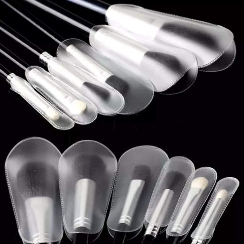 6Pcs Make Up Cosmetic Brushes Guards Protectors Cover Dustproof Portable Makeup Brush Bristles Protective Cover...