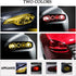 1797 Car Light Tint Film Headlight Fog Light Taillight Yellow Tinted Vinyl Tail Back Color Sticker Self Adhesive Shiny Chameleon Accessories Parts...