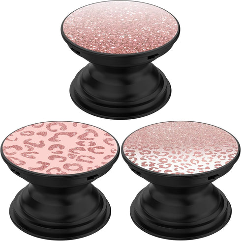 Universal Phone Stands and Tablet Holder 3 Pack - Rose Gold Marble...