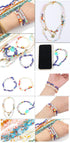 Millefiori Lampwork Glass Beads Irregular Shape for DIY Necklace Bracelet Jewelry Making (Royal Blue)...