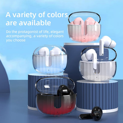 2024 New Version True Wireless Bluetooth Earbuds in-Ear Headphones Headset with Charging Case Compatible with Apple & Android, Dual Connect, Built...