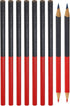 PATIKIL Red and Blue Round Pencils, 12 Pack HB Graphite Pencils Wood Pencils Double-Ended Pencil for Classroom Office Engineering Marking...
