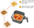 Air Fryer Parchment Paper Liners?8.7"×8.7"? 100Pcs Compatible with XXL Philips, NuWave Brio, Chefman, OMORC, Cuisinart, COSORI, Cooks Essentials, ...