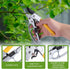 premium garden clippers, work 3 times easier, arthritis weak hand snips...