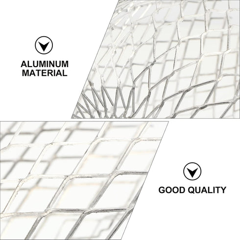 Angoily 2pcs Gutter Anti-leaf Down Silver Guard, & Guards Guard for Spout Protector Sundries Expandable Screens Aluminum Gutters and Sieve Straine...