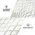 Angoily 2pcs Gutter Anti-leaf Down Silver Guard, & Guards Guard for Spout Protector Sundries Expandable Screens Aluminum Gutters and Sieve Straine...