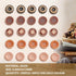 Sewing Buttons - Craft Buttons, 4 Hole of 200 Pcs Versatile Resin Buttons for Sewing, DIY Projects and Holiday Decoration (Light)...