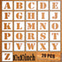 10x10Inch Letter Stencils Set, 26Pcs Plastic Reusable Scale Spraying Alphabet Stencils Learning Templates for Painting on Wood Wall Home Decor,DIY...