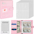 100 Envelopes Money Saving Challenge Binder - A5 Budget Binder with Cash Envelopes - $5,050 Saving Challenge Planner Book (Pink)...