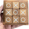 Wooden TIC TAC Toe Game Coffee Table Decor Family Game Night Indoor Outdoor Fun Games for Teens and Adults Classic OX Wood Board Game TicTacToe...