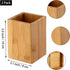 Pen Cup Holder,2 Pack Bamboo Wood Desk Pencil Holder Stand Multi Purpose Use Pencil Cup Pot Desk Accessories,Desktop Organizer Pencil Holder Ideal...