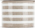 HUIHUANG Striped Burlap Ribbon Wired Grey White Stripe Rustic Wired Edge Ribbon 2.5 Inch X 10 Yards Grey Stripe Ribbon for Wreaths Crafts Gift Wra...