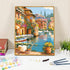 QUITEDEW Paint by Number for Adults,Town Scenery Paint by Numbers,Landscape Paint by Number Kits Suitable for Home Wall Decoration 16x20 Inch....