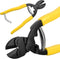 8" Cutting Pliers Wire Cutter Steel Cable Cuts Copper Wire, Rope Spring Wire Multi-Function Hand Tool For Electricians,Homes...