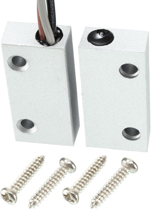 uxcell Rolling Door Contact Magnetic Reed Switch Alarm with 3 Wires for N.O./N.C. Applications MC-51...