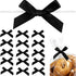 Gejoy 100 Pieces 2.6" Solid Black Bows Mini Satin Ribbon Twist Tie Bows Crafts for Wedding Graduation Birthday Party Shower Gift Wrapping Candy Tr...