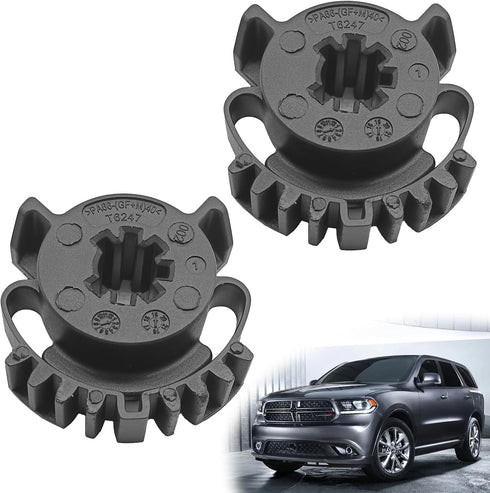 2Pcs HVAC Blend Door Gear Kit Compatible with 2011 2012 2013 2014 2015 2016 JEEP GRAND CHEROKEE HVAC Heater Blend Door Actuator 68214880AA...