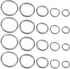 50 Pcs Sliver Assorted Multi-Purpose Metal O Ring for Hardware Bags Ring Hand DIY Accessories - 13mm, 15mm, 20mm, 25mm, 32mm (O Ring)...