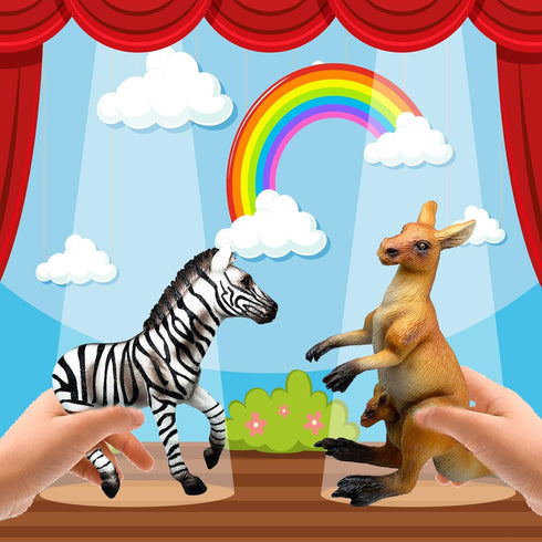 Gemini&Genius Zebra Animal Toy for Kids, Zebra Figurine Toy, Wildlife Action Figure Toy, Great Gift, Collection, Cake Topper, Storytelling Prop an...