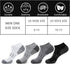 Heatuff Mens Athletic Ankle Socks Moisture Wicking Cushion Running Low Cut Sock 6 Pack...