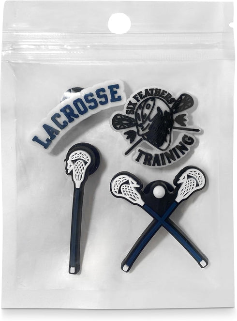 Lacrosse 4-Pack Shoe Charm...