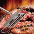 BBQ Branding Iron with Changeable Letters Personalized Meat Barbecue Steak Names Press Tool Outdoor Grilling (Letters-Silver)...
