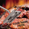 BBQ Meat Branding Iron with Changeable Letters and a Handy Draw- Great for Branding Steaks Burgers Chicken...