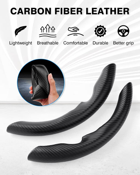 Honda Accord Steering Wheel Cover 2018-2022 Men Women Non-Slip Car Steer Wheel Cover for Honda Accord Carbon Fiber Accessories Steering Protector ...