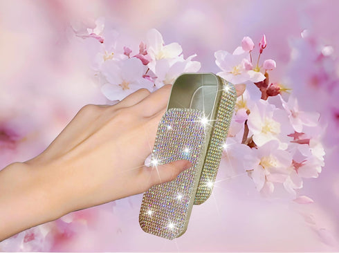 Portable Bling Diamond Case with Floss Picks Dental Floss Inside - Versatile as a Travel Pill Case for Hotels, Cruises and Travel...