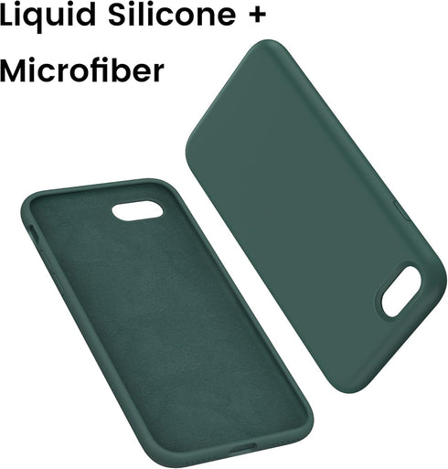 for iPhone 7 Plus / 8 Plus Case, Premium Real Liquid Silicone Stain-Resistant Phone Case, Heavy Duty Shockproof Slim Solid Color Cover, 5.5-inch F...