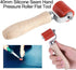 Rubber Hand Roller, 40mm Silicone High Temperature Resistant Seam Removable Hand Pressure Roller Roofing PVC Welding Tool for Air Heating Welding ...