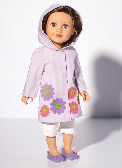 McCall's Doll Clothes Sewing Pattern Kit, Design Code M8309, One Size, Multicolor...