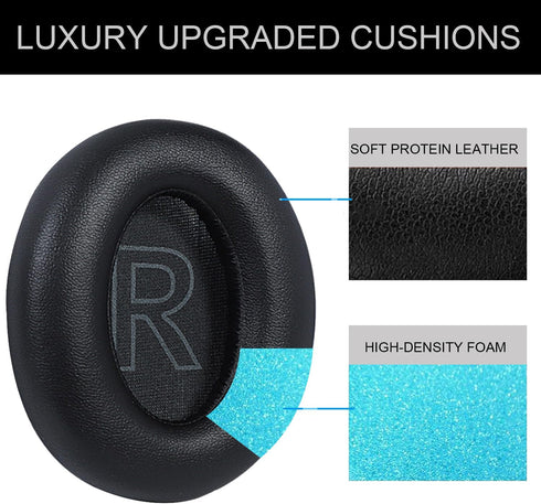 Replacement Ear Pads for Anker Soundcore Life Q20/Q20BT/Q20+ Headphones Accessories, Soundcore by Anker Life Q20 Headphones Earpads with Soft Memo...