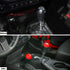 RT-TCZ for Wrangler JK Gear Shift Knob Trim Cover for Jeep Wrangler JK JKU 2011-2017 Red Interior Accessories 2pcs...