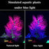 Fish Tank Decorations Aquarium Decorations Glowing Aquatic Plants Artificial Silicone Ornament with Glowing Effect for Fish Tank Landscape Decorat...