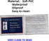 Mahjong Card Sleeve 1 piece for National Mah Jongg League Scorecard - Large Cover (Fits 6.12 x 4.8 inch Mahjong Score Card) PVC Durable, Card Hold...